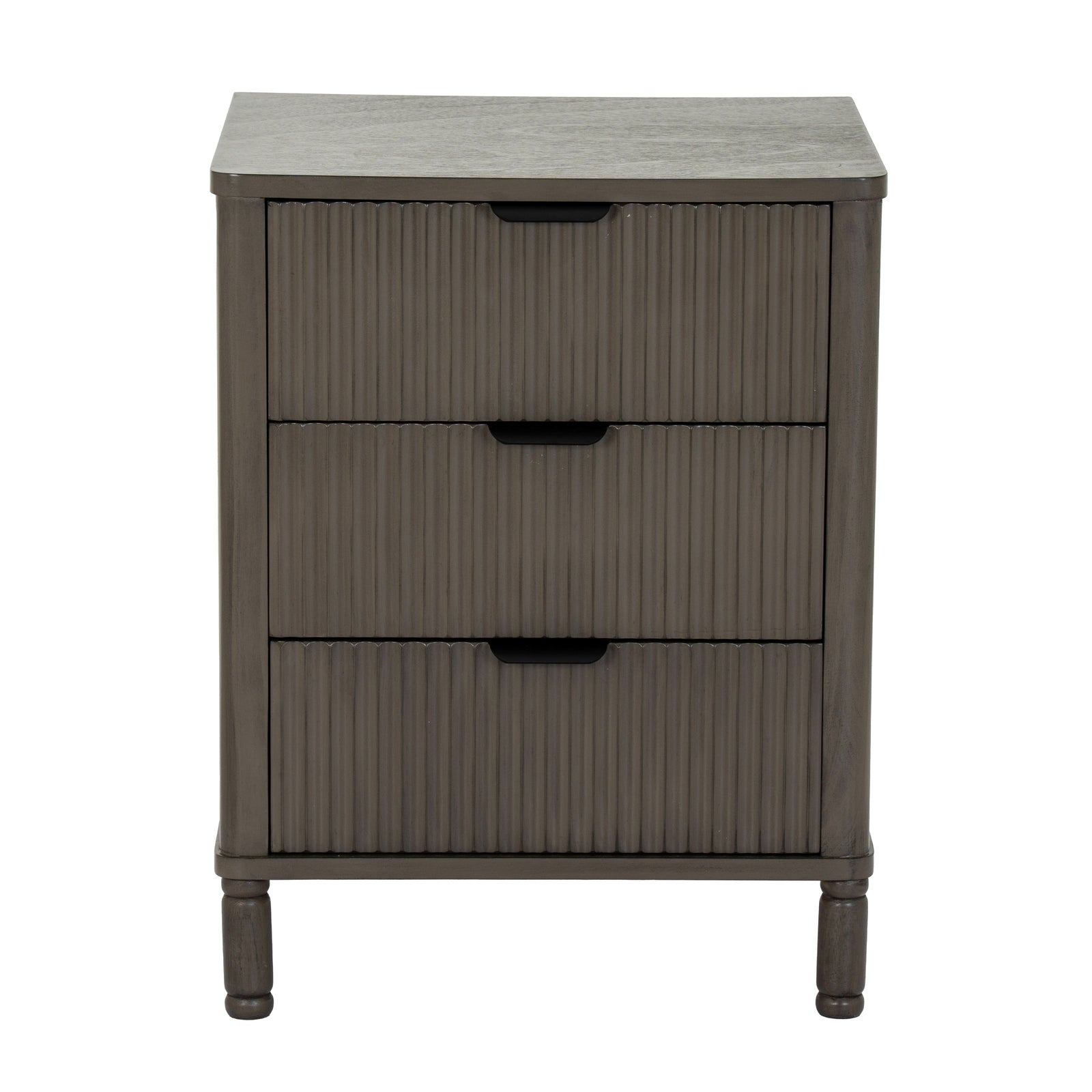 Reed Collection 3 Drawer Bedside Table_482
