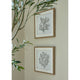 Reef Coral Art Mounted In Beaded Frame_3877