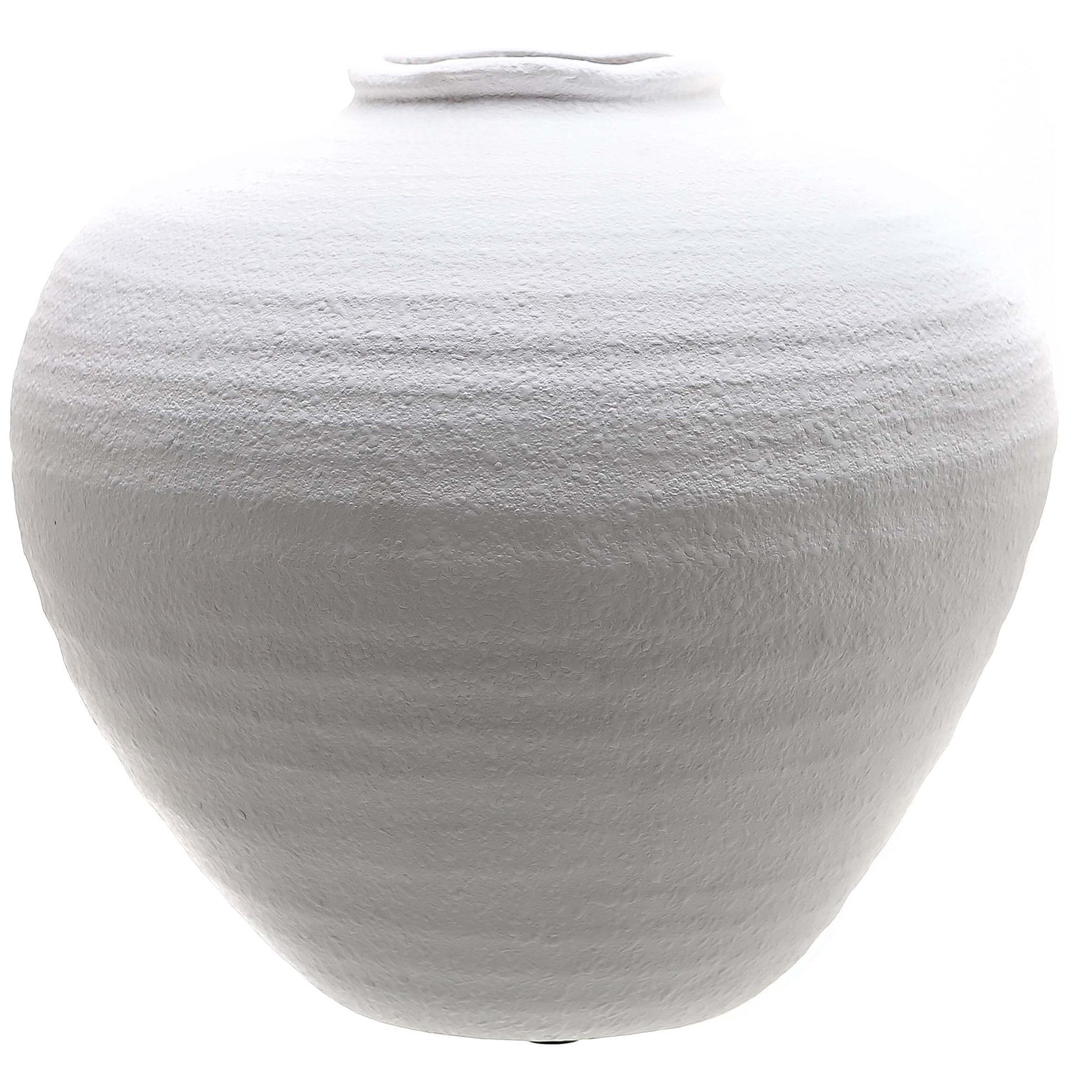 Regola Matt White Ceramic Vase_2812
