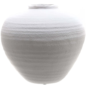 Regola Matt White Ceramic Vase_2812