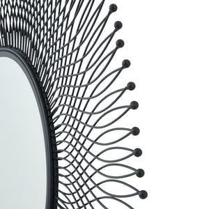 Rio Black Large Wire Mirror_4174