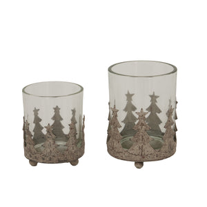 Rustic Glass Candle Holder_2865