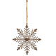 Rustic Hanging Gem Snowflake Decoration_2866