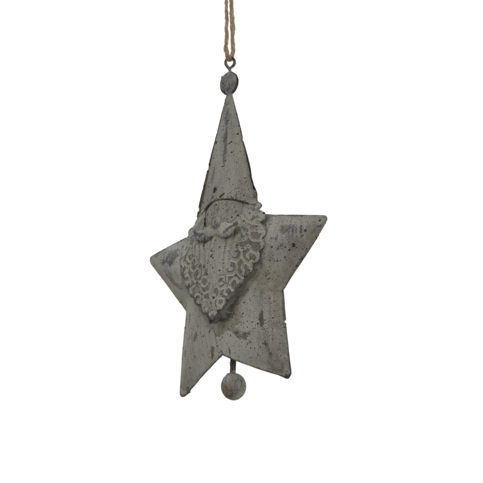 Rustic Hanging Santa Star_1954