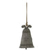 Rustic Metal Hanging Bell With Bow_2875