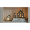 Rustic Metal Hanging Bell With Snowflake_2879