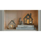 Rustic Metal Hanging Bell With Snowflake_2879