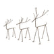 Rustic Metal Reindeer On Stand_2895