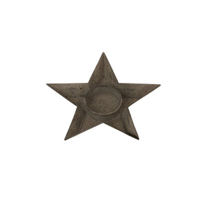 Rustic Metal Star Tealight Holder_2911