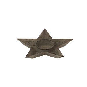 Rustic Metal Star Tealight Holder_2912