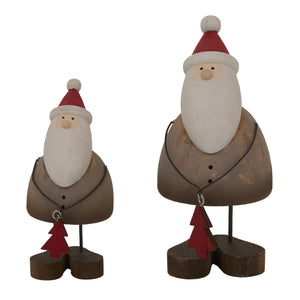 Rustic Santa With Tree Decoration_2943