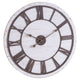 Rustic Wooden Clock With Aged Numerals And Hands_4050