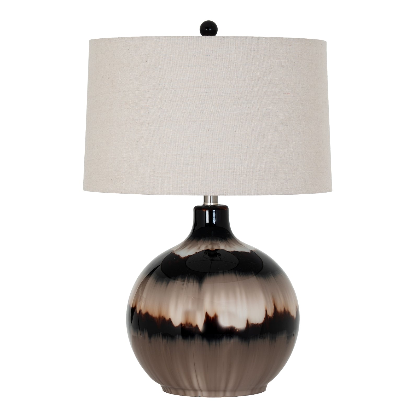 Sepia Shadows Table Lamp With Linen Shade_1027