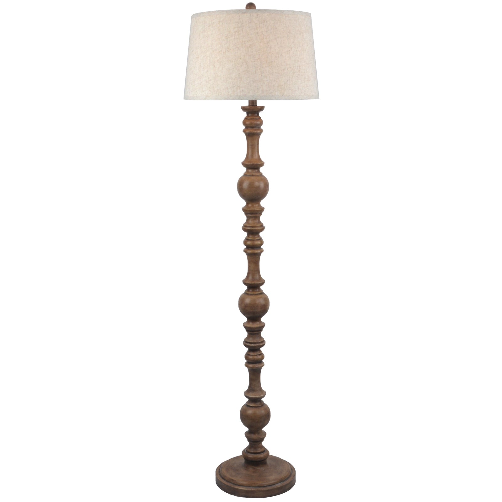 Seraphia Floor Lamp With Edged Linen Shade_1030