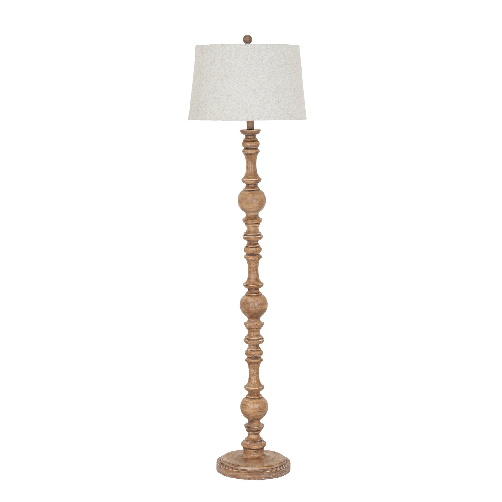 Seraphia Floor Lamp With Edged Linen Shade_1031