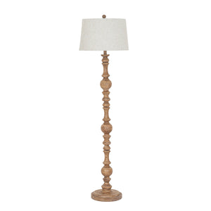 Seraphia Floor Lamp With Edged Linen Shade_1031