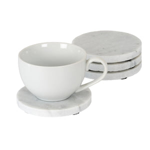 Set of Four Round Marble Coasters [cid:24696-a]