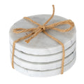 Set of Four Round Marble Coasters [cid:24696]