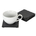 Set of Four Round Slate Coasters [cid:24700-a]