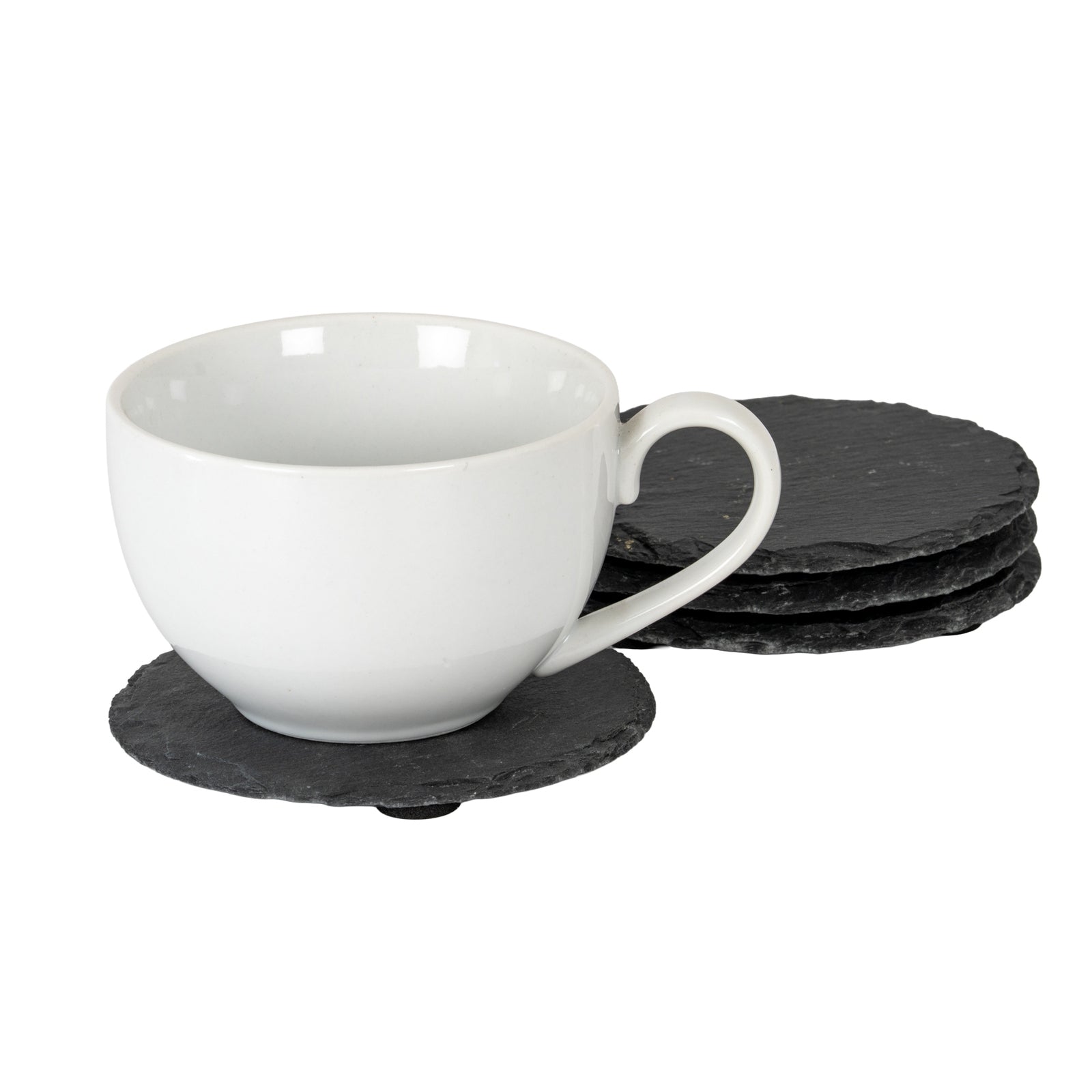 Set of Four Square Slate Coasters [cid:24699-a]