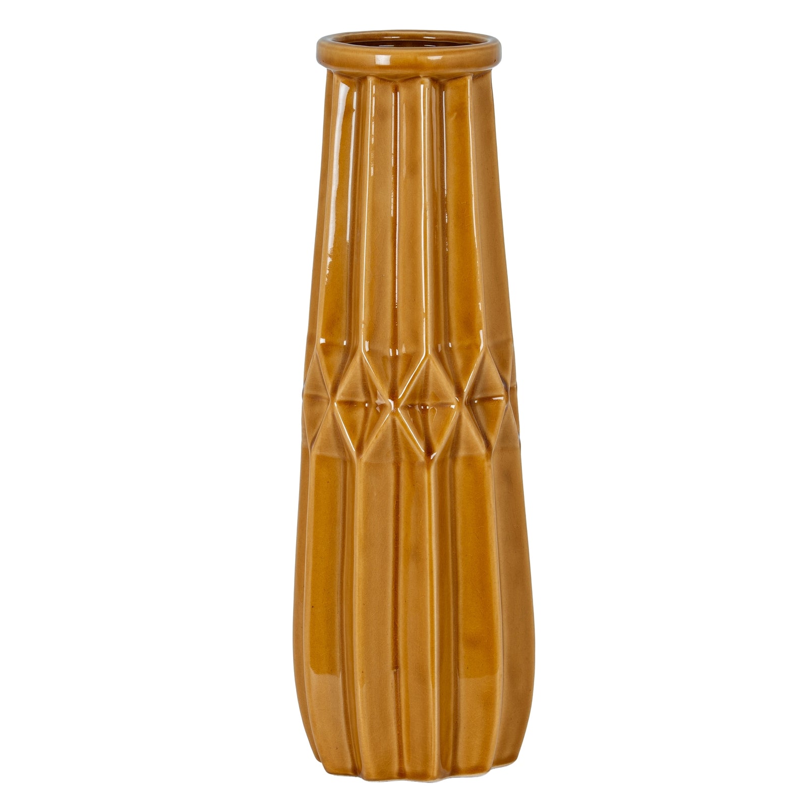Seville Collection Tall Ochre Vase_3028