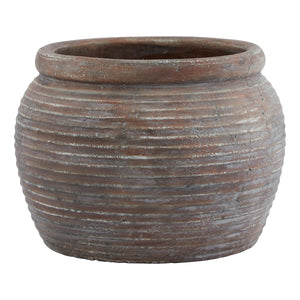 Siena Brown  Diameter Rimmed Plant Pot_3035