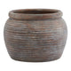 Siena Brown  Diameter Rimmed Plant Pot_3035