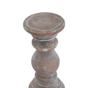 Siena Brown Column Candle Holder_3088