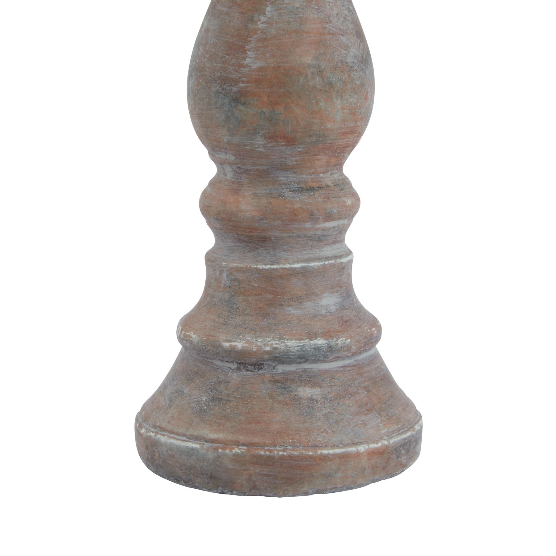 Siena Brown Column Candle Holder_3034