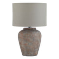 Siena Brown Table Lamp With Linen Shade_1071