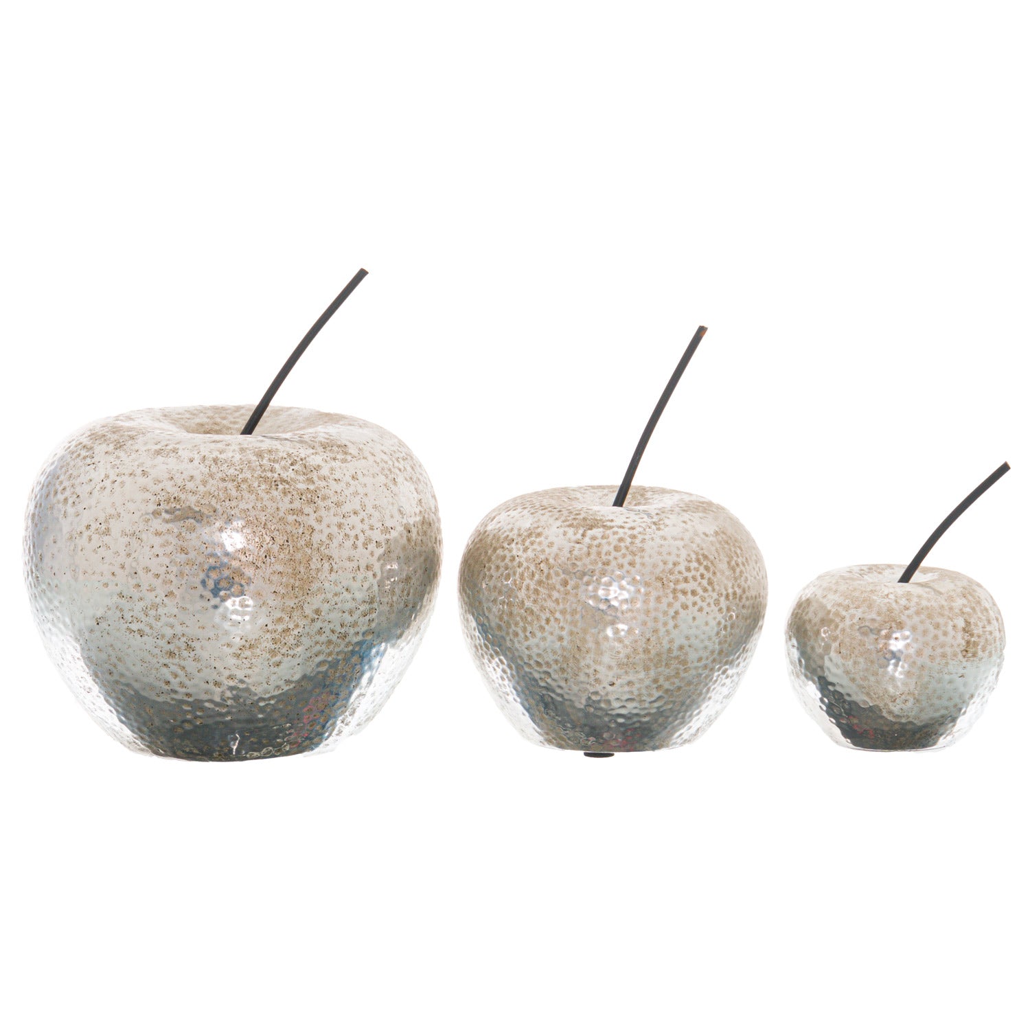 Silver Apple Ornament_3101