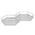 Hexagon Set Of Two Trays_3108