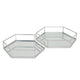 Hexagon Set Of Two Trays_3108