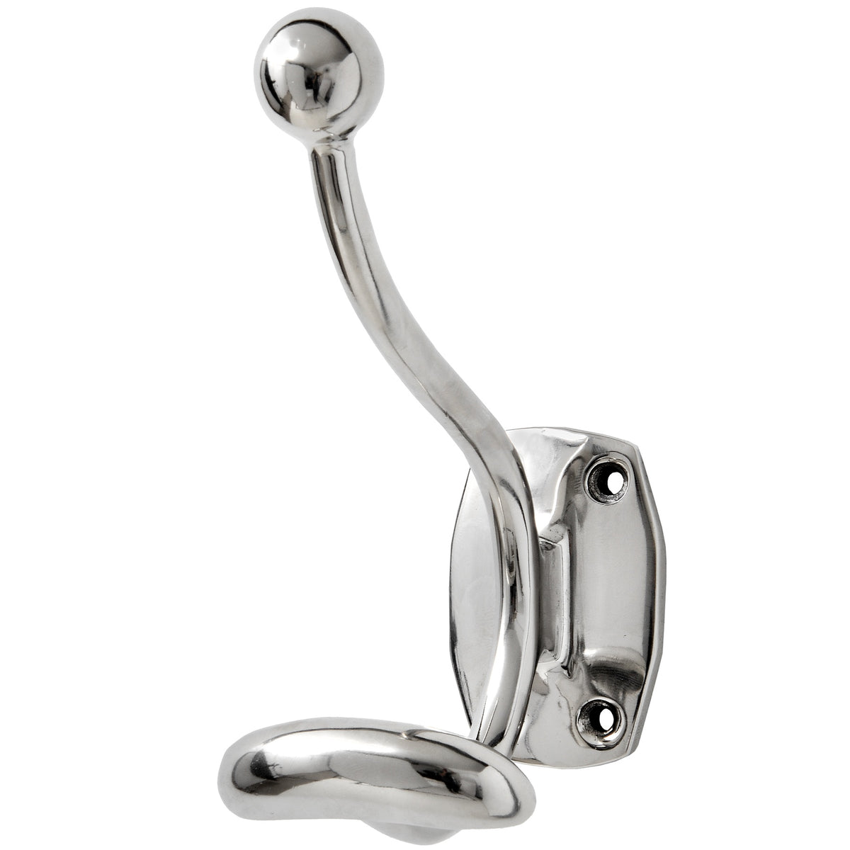 Single Hook Chrome Coat Hanger_3160