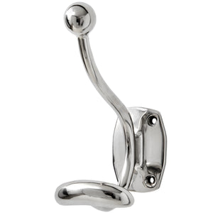 Single Hook Chrome Coat Hanger_3160