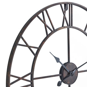 Grey Skeleton Wall Clock_3977