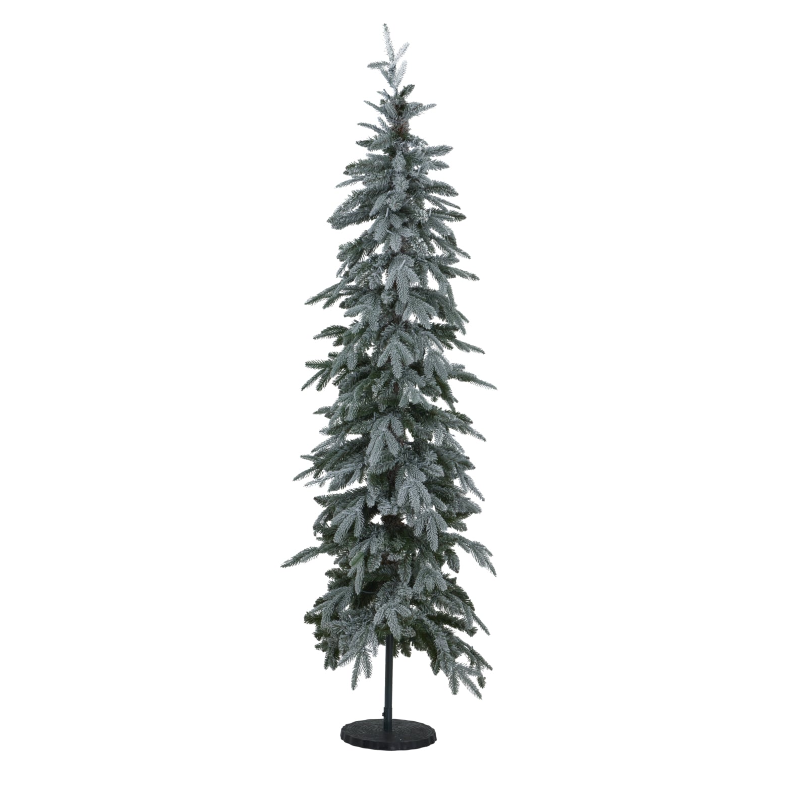 Slim Snowy Woodland Pre-Lit 200 Led Christmas Tree_1079