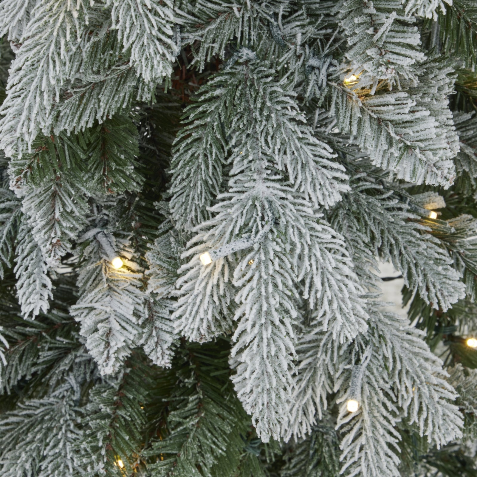 Slim Snowy Woodland Pre-Lit 200 Led Christmas Tree_1081
