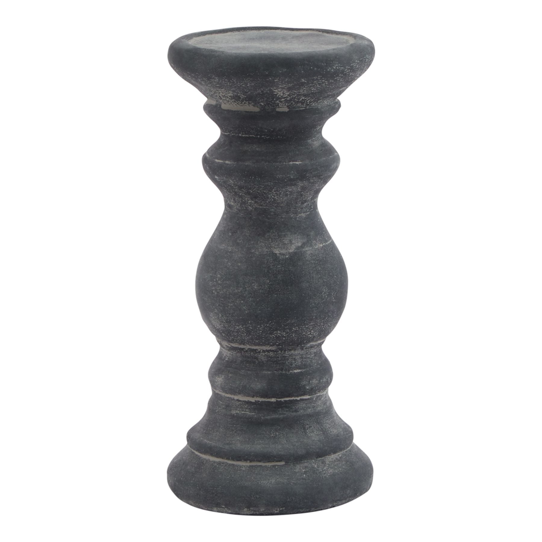 Amalfi Grey Column Candle Holder_1289