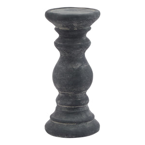 Amalfi Grey Column Candle Holder_1289