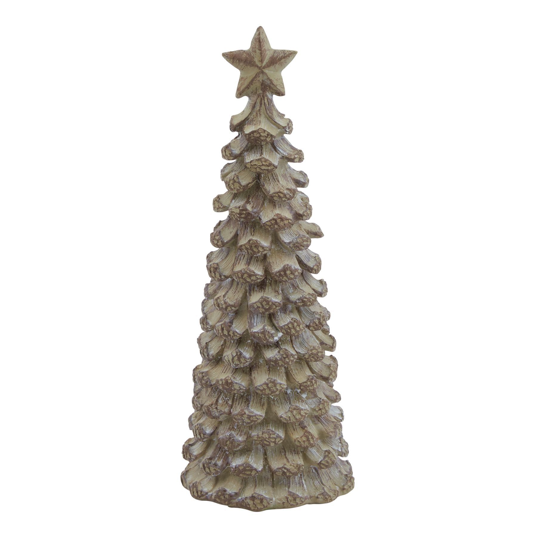 Beige Cedar Tree With Star_3178