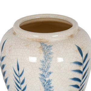 Small Blue Flora Olpe Vase [cid:24714-a]