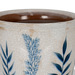 Small Blue Flora Planter Pot [cid:24724-a]