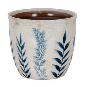 Small Blue Flora Planter Pot [cid:24724]