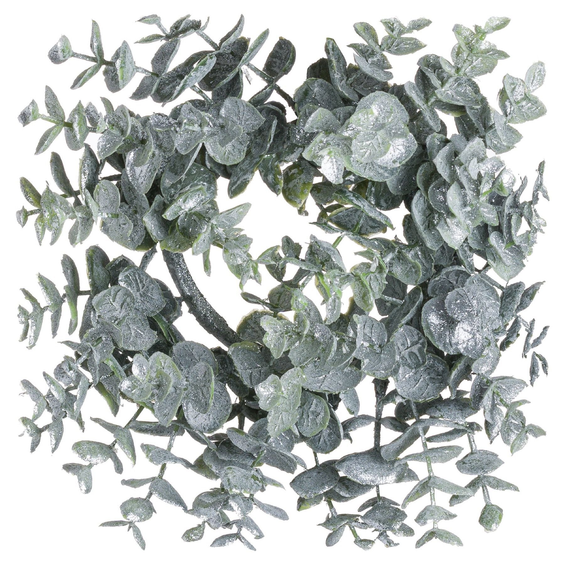Frosted Eucalyptus Candle Wreath_3189