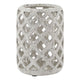 Grey Stone Effect Hurricane Lantern_825