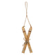 Natural Rustic Crossed Skis_2677