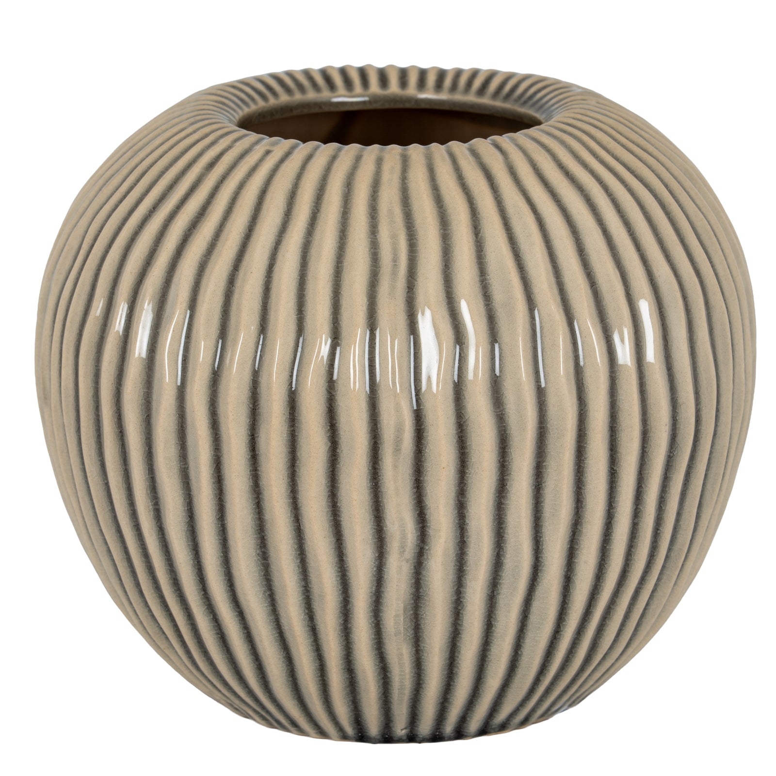 Pallida Collection Small Striped Vase_2792