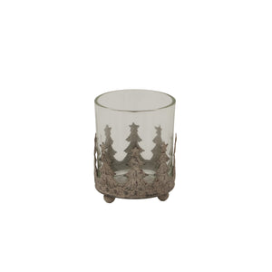 Rustic Glass Candle Holder_2863