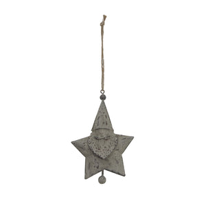 Rustic Hanging Santa Star_2869